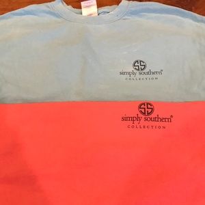 Set of simply southern tees